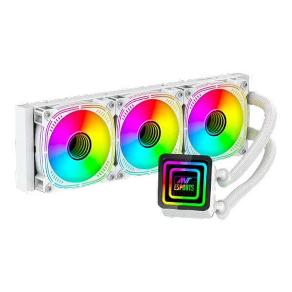 Ant Esports ICE-Infinite ARGB 360mm White CPU Liquid Cooler